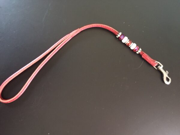 New rolled leather designer show leads with jewels - Image 10