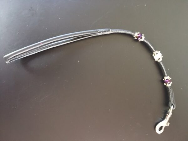 New rolled leather designer show leads with jewels - Image 12