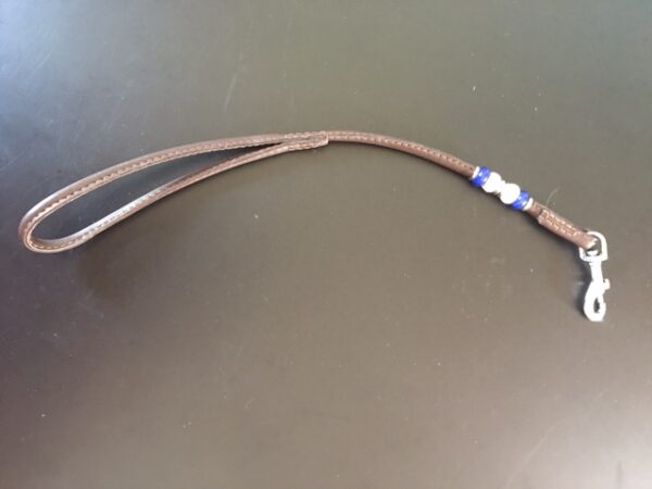New rolled leather designer show leads with jewels - Image 8
