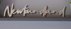 Newfoundland metal sign