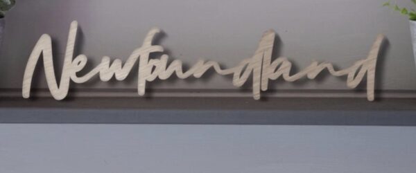 Newfoundland metal sign